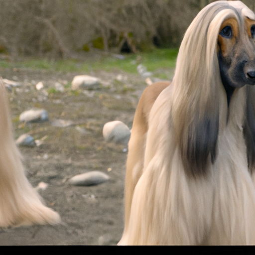 Historical evolution of Afghan Hound appearance, Afghan Hounds